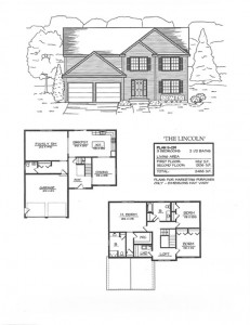 Sousa floor plans the Lincoln 3 Bedroom