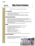 Specifications and Options